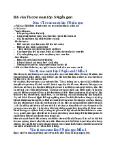 Bài văn Tả cơn mưa lớp 5 Ngắn gọn