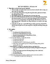 Bài tập chương 6 - Môn Kinh tế vĩ mô - Đại Học Kinh Tế - Đại học Đà Nẵng