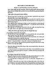 Đề thi: Giai cấp công nhân và biến đổi hiện nay môn Chủ nghĩa xã hội khoa học | Học viện Ngân hàng