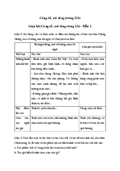 Soạn bài Củng cố, mở rộng trang 126 - Kết nối tri thức Văn 7