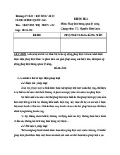 Bài kiểm tra môn Pháp luật trong quản lý công | Học viện Hành chính Quốc gia