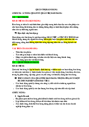 Tổng quan quản trị bán hàng - Quản trị kinh doanh | Trường Đại học Tài nguyên và Môi trường Hà Nội