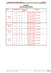 Giáo án môn Tiếng anh lớp 3 học kỳ 2 tuần 20 | Bộ sách Global Success | Tiểu học ( Chương trình mới)