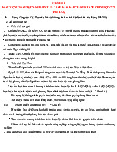 Đề cương ôn tập chương 1 môn Lịch sử Đảng | Đại học Nội Vụ Hà Nội