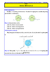 Các dạng bài tập phương trình mặt cầu Toán 12 KNTTVCS