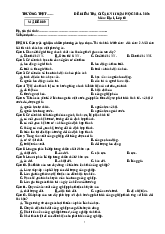 đề kt mon học giữa học kì năm hc