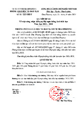 1 QĐ số     về công nhận kết quả OE tiểu học năm học 2024-2025
