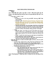 Đề cương 2021 - Triết học Mác Lenin| Đại học Kinh Tế Quốc Dân