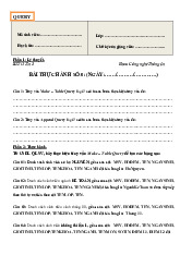 Bài tập thực hành buổi 5 môn Tin 3 | Trường đại học kinh doanh và công nghệ Hà Nội