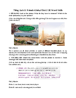 Giải Tiếng Anh 11 Unit 2: 2E Word Skills | Friends Global