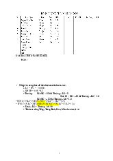 Bài thực hành Excel môn Tin học đại cương    | Học viện Nông nghiệp Việt Nam