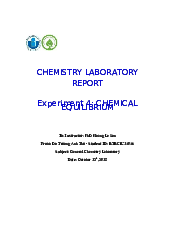 Pdf report-4 compress - Chemistry Laboratory | Trường Đại học Quốc tế, Đại học Quốc gia Thành phố HCM