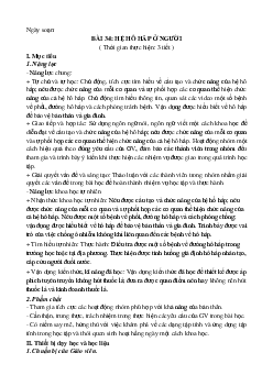 Giáo án Khoa học tự nhiên 8 Bài 34: Hệ hô hấp ở người | Kết nối tri thức