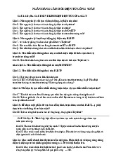 Ngân hàng câu hỏi về linh kiện điện tử công suất môn Điện tử công suất | Trường Đại học Bách Khoa Hà Nội