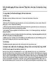 Kể về một ngày đi học của em Tập làm văn lớp 2 chọn lọc hay nhất