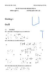 Bài tập tham khảo - Chương 1 và 2 môn Giải tích 3 | Trường Đại học Bách Khoa Hà Nội