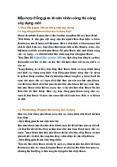 Mẫu hợp đồng giao khoán nhân công thi công xây dựng mới