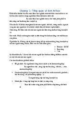 Lý thuyết các chương môn Kinh tế vĩ mô | Học viện Chính sách và Phát triển