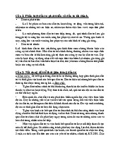 Câu hỏi ôn tập môn Kinh tế đầu tư 1 | Trường Đại học Thủy Lợi