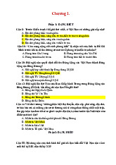 Trắc nghiệm chương 1 Lịch sử Đảng có đáp án | Đại học Nội Vụ Hà Nội