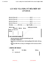 Lấy Mẫu và Lượng Tử Hóa Tín Hiệu Trên Kit C6713 DSK - Báo Cáo Thí Nghiệm môn Xử lý tín hiệu số| Đại học Bách khoa Hà Nội