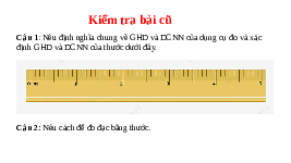 Giáo án điện tử Khoa học tự nhiên 6 bài 5 Chân trời sáng tạo : Đo khối lượng