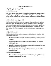 Mục từ về nghề truyền thống của người Dao môn Các tộc người ở Việt Nam | Đại học Sư phạm Hà Nội