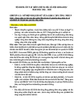 Nội dung ôn tập môn Chủ nghĩa xã hội khoa học | Đại học Kinh tế kỹ thuật công nghiệp
