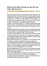 Phân tích tác phẩm Cô hàng xén chọn lọc hay nhất - Ngữ văn lớp 11