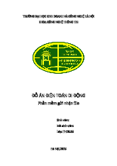 Đồ án môn điện toán di động