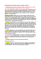 Đề cương ôn tập tự luận - Lịch sử văn minh thế giới | Đại Học Hà Nội