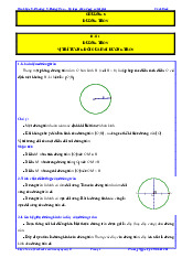 Tự luận và trắc nghiệm đường tròn Toán 9 Cánh Diều