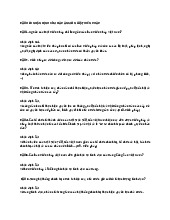 Câu hỏi nhận định và đáp án Môn Luật Hiến Pháp | Trường Đại học Luật Hà Nội