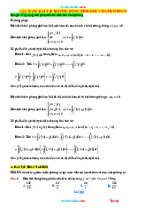 Các Dạng Bài Tập Ứng Dụng Tích Phân Để Giải Toán Thực Tế Lớp 12 Giải Chi Tiết