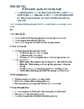 Đề cương môn công nghệ phần mềm- Trường Đại học bách khoa - Đại học đà nẵng.