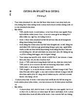 Đề cương môn Pháp luật đại cương - Trường Đại học lao động -  xã hội.