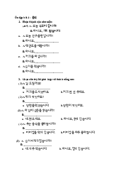 Ôn tập bài 4 định ngữ - Hàn Quốc Học | Trường Đại học Ngoại ngữ, Đại học Quốc gia Hà Nội