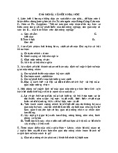 Đề cương môn khoa học xã hội -Trường Đại học Vinh