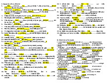 Tense Practice Exercises | English 1 (TĐT) | Đại học Tôn Đức Thắng