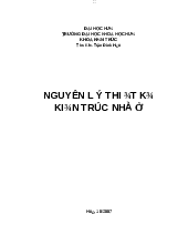 Giáo trình Nguyên lý thiết kế kiến trúc nhà ở - Th S.KTS. Trần Đình Hiếu - Xác suất thống kê | Trường Đại học Kiến trúc Hà Nội