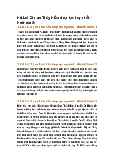 Kết bài Chị em Thúy Kiều chọn lọc hay nhất - Ngữ văn 9