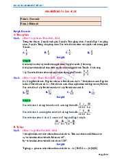 Bài toán biểu đồ và xác suất trong các đề thi học sinh giỏi Toán 7