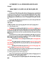 Lý thuyết, tình huống tham khảo Môn Tư pháp quốc tế | Trường Đại học Luật Hà Nội