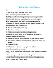 Trắc nghiệm kinh tế chương 1 - trường Đại học Kinh tế Thành phố Hồ Chí Minh