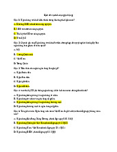 Trắc nghiệm tài chính tiền tệ | Đại học Thương Mại