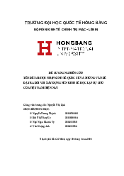 Đề cương nghiên cứu bộ môn kinh tế chính trị Mác Leenin | Trường đại học Quốc tế Hồng Bàng