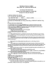 Bản nhận xét phản biện khóa luận tốt nghiệp - Kinh tế và quản trị  kinh doanh | Đại học Lâm Nghiệp