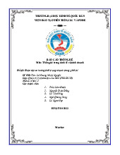 Khảo sát xu hướng thời trang nhanh trong giới trẻ | Báo cáo thống kê môn thống kê trong kinh tế và kinh doanh