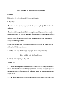 Dàn ý phân tích Héc-to từ biệt Ăng-đrô-mác | Văn mẫu lớp 10 Kết Nối Tri Thức