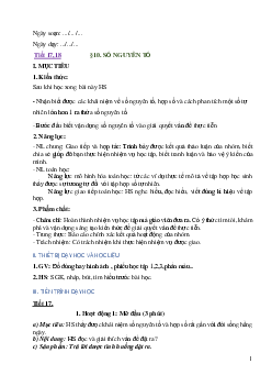 BÀI 10: Số nguyên tố | Bài giảng  Toán 6 | Kết nối tri thức